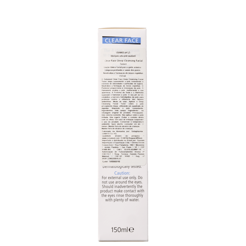 Sebamed Clear Face - Tônico Facial 150ml