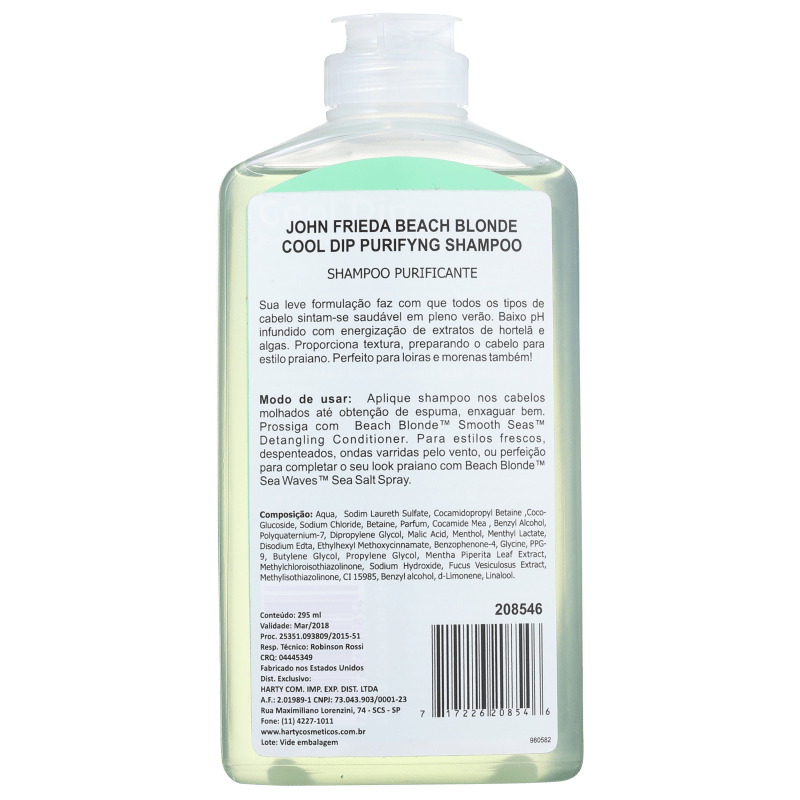 John Frieda Beach Blonde Cool Dip Purifying - Shampoo 295ml