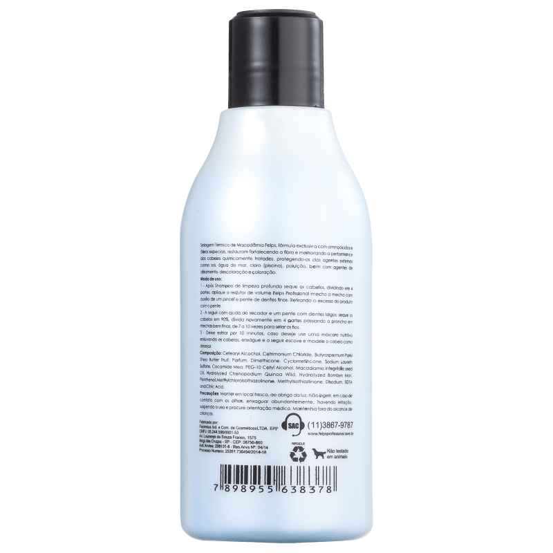 Felps Profissional Macadamia - Selagem Térmica 300ml