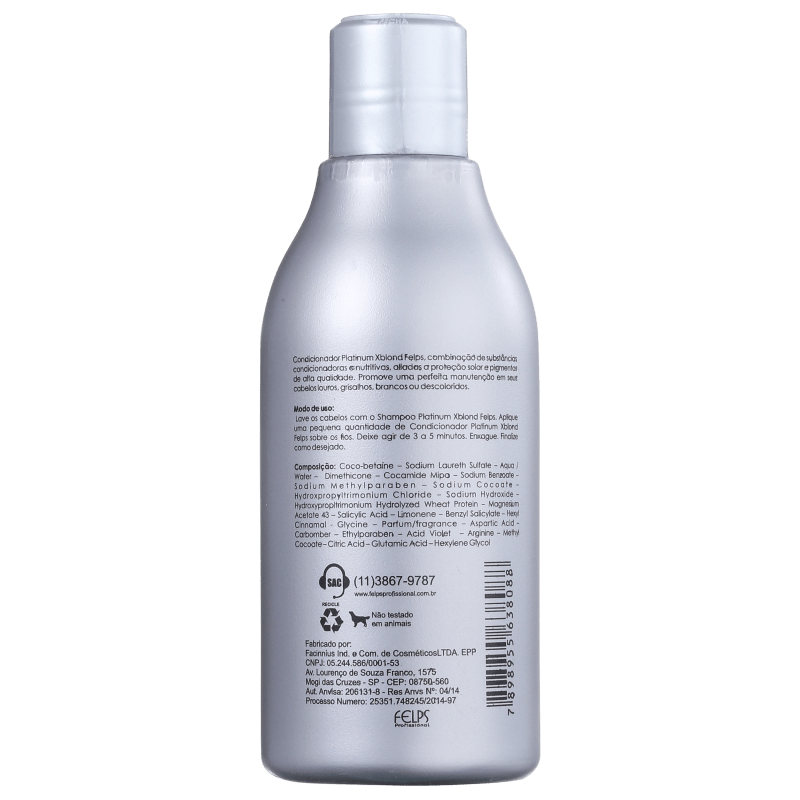 Felps Profissional XBlond Silver - Condicionador 300ml