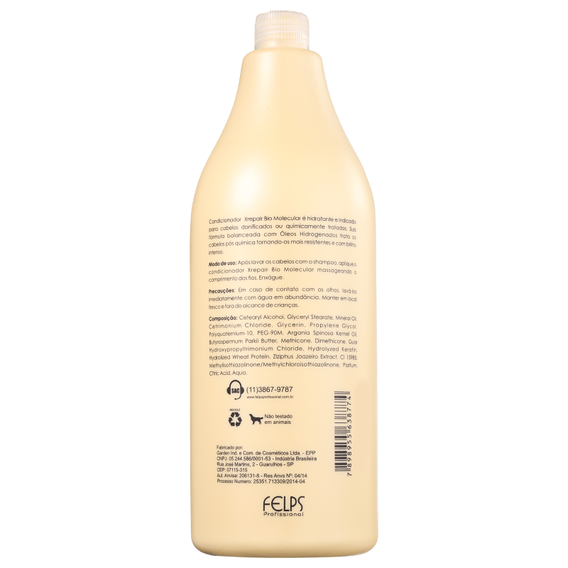 Felps Profissional Xrepair Bio Molecular - Condicionador 1500ml