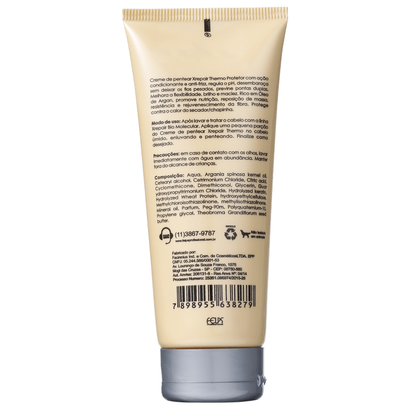 Felps Profissional XRepair Bio Molecular Thermo - Creme de Pentear 200ml