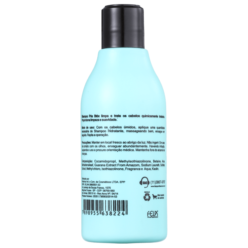 Felps Profissional Plástica Capilar Pós Btóx - Shampoo 300ml