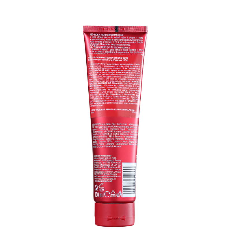 Schwarzkopf OSIS+ Texture Rock-Hard - Gel Efeito Cola 150ml