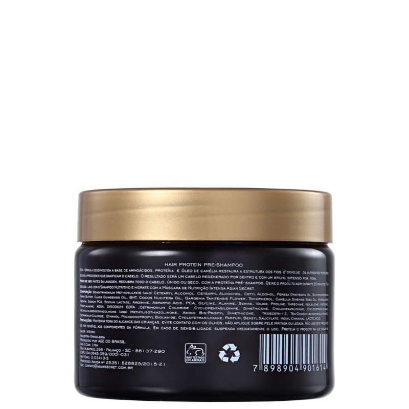 Asian Secret Hair Protein Pre-Shampoo Day or Night - Pré Shampoo 300ml