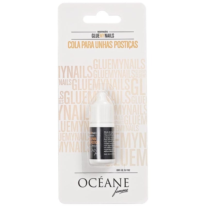 Océane Femme Glue My Nails - Cola para Unhas Postiças 3g