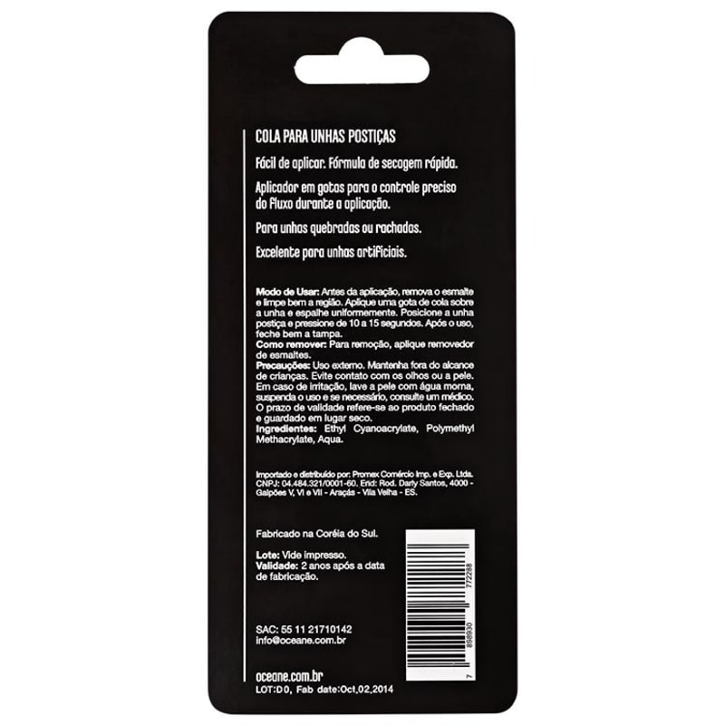 Océane Femme Glue My Nails - Cola para Unhas Postiças 3g