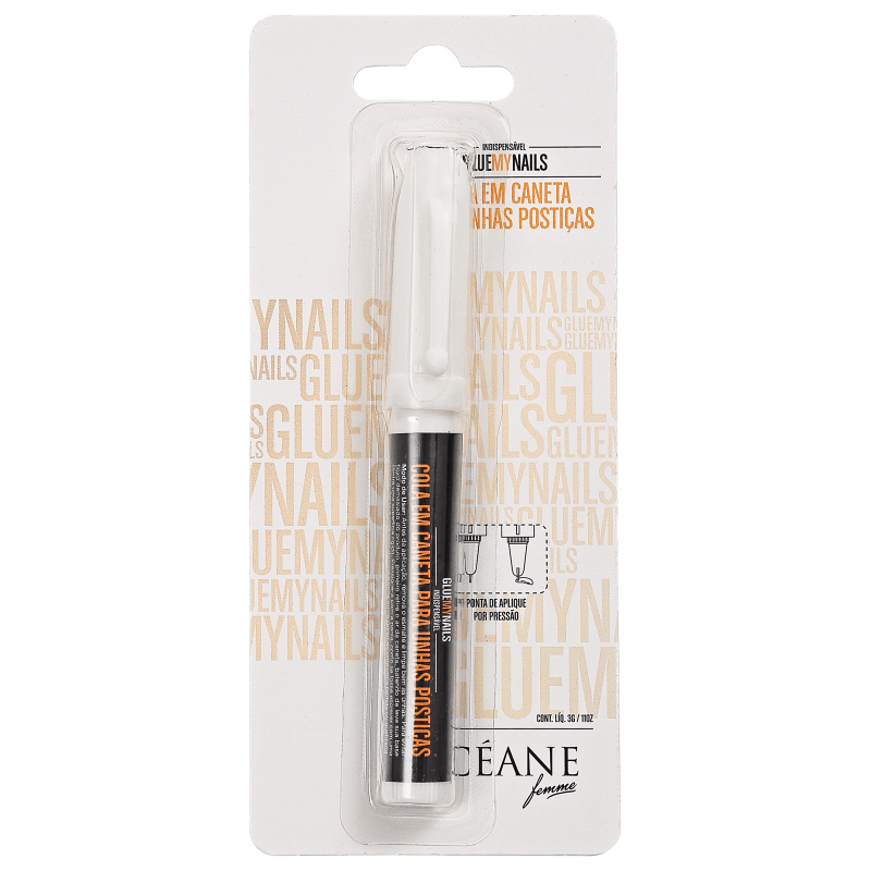 Océane Femme Glue My Nails - Cola para Unhas Postiças em Caneta 3g