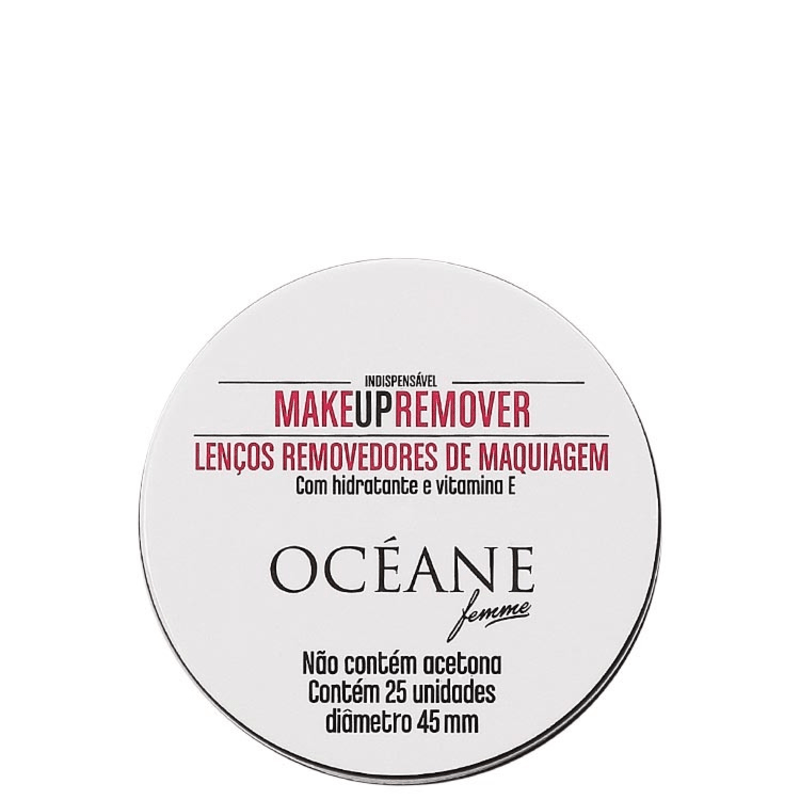 Océane Femme Make Up Remover - Lenço Demaquilante (25 unidades)