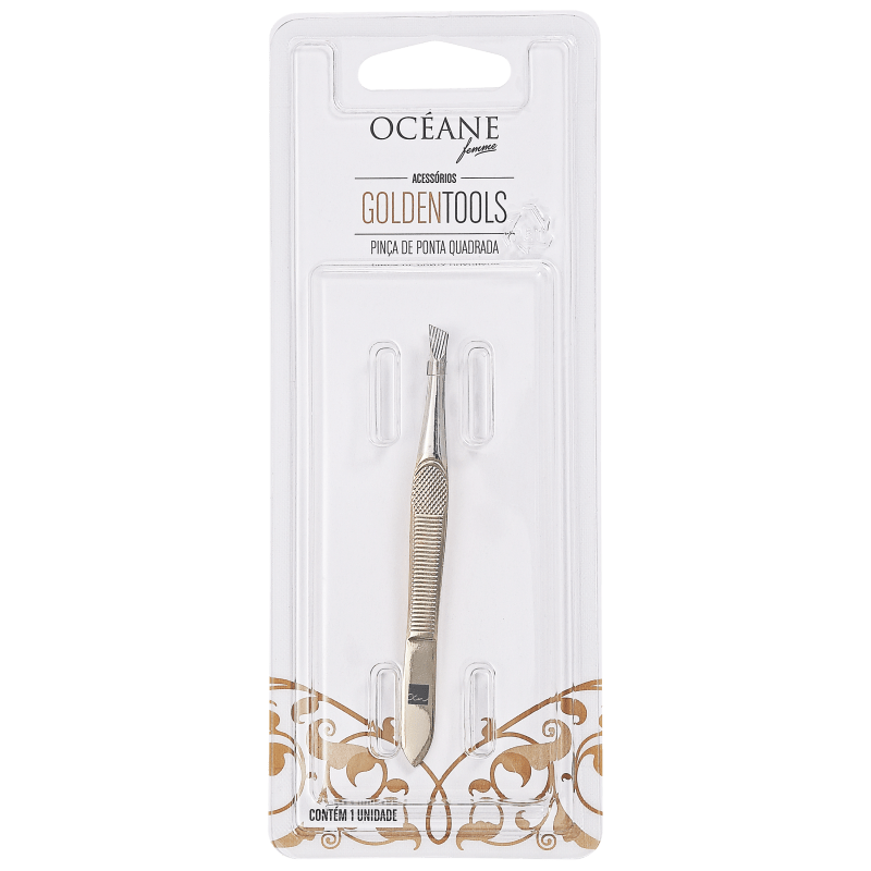 Océane Femme Golden Tools - Pinça de Ponta Quadrada