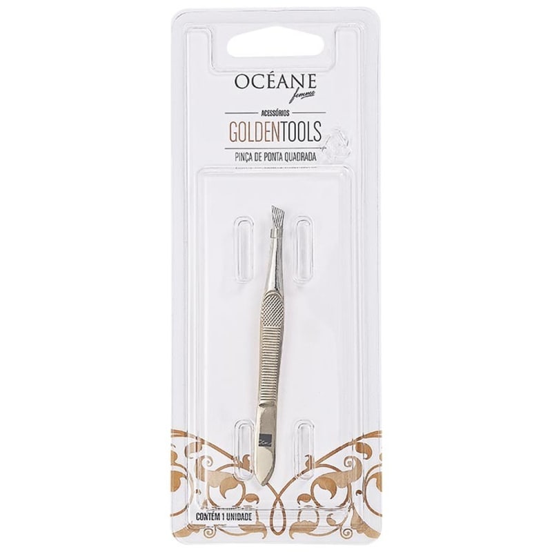 Océane Femme Golden Tools - Pinça de Ponta Quadrada