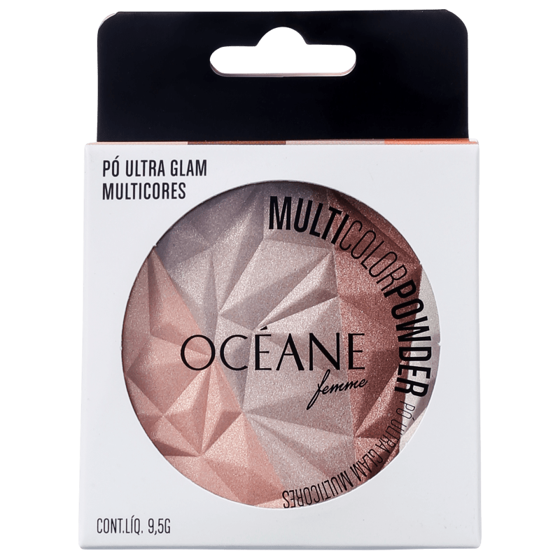 Océane Femme Multicolor Powder Ultra Glam - Pó 3 em 1 9,5g