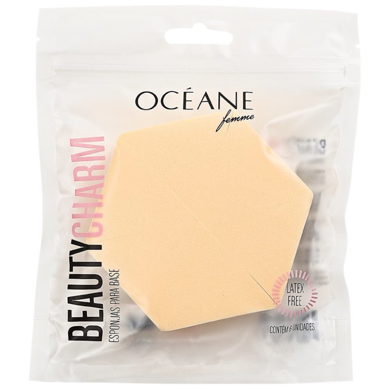 Océane Femme Beauty Charm - Esponja para Base (6 unidades)