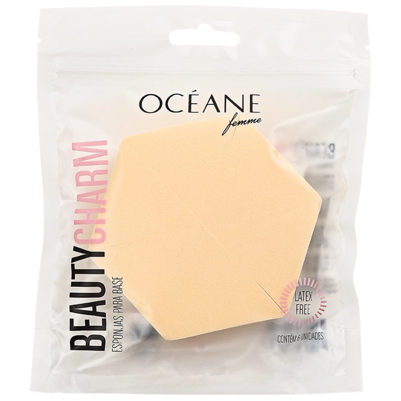 Océane Femme Beauty Charm - Esponja para Base (6 unidades)