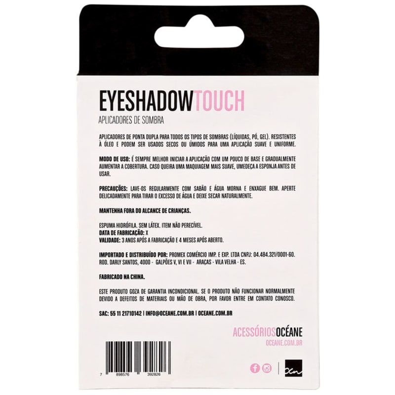 Océane Femme Eye Shadow Touch - Aplicador de Sombra (12 unidades)