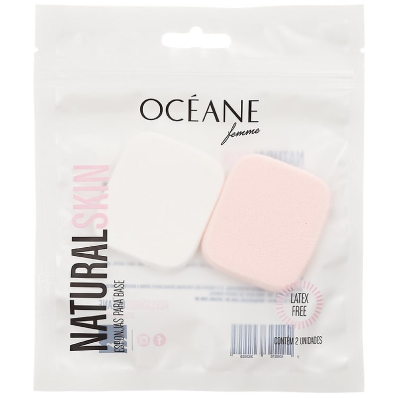 Océane Femme Natural Skin - Esponja para Base (2 unidades)
