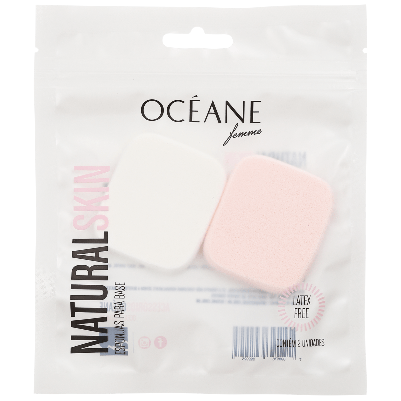Océane Femme Natural Skin - Esponja para Base (2 unidades)