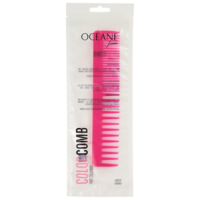 Océane Femme Color Comb Slim Rosa - Pente