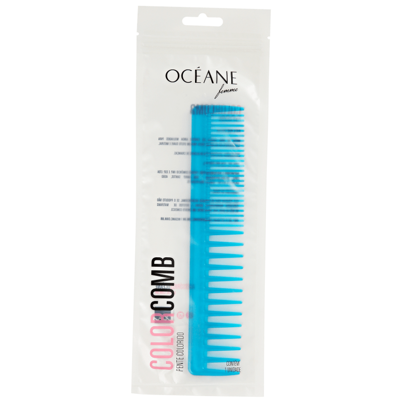 Océane Femme Color Comb Slim Azul - Pente
