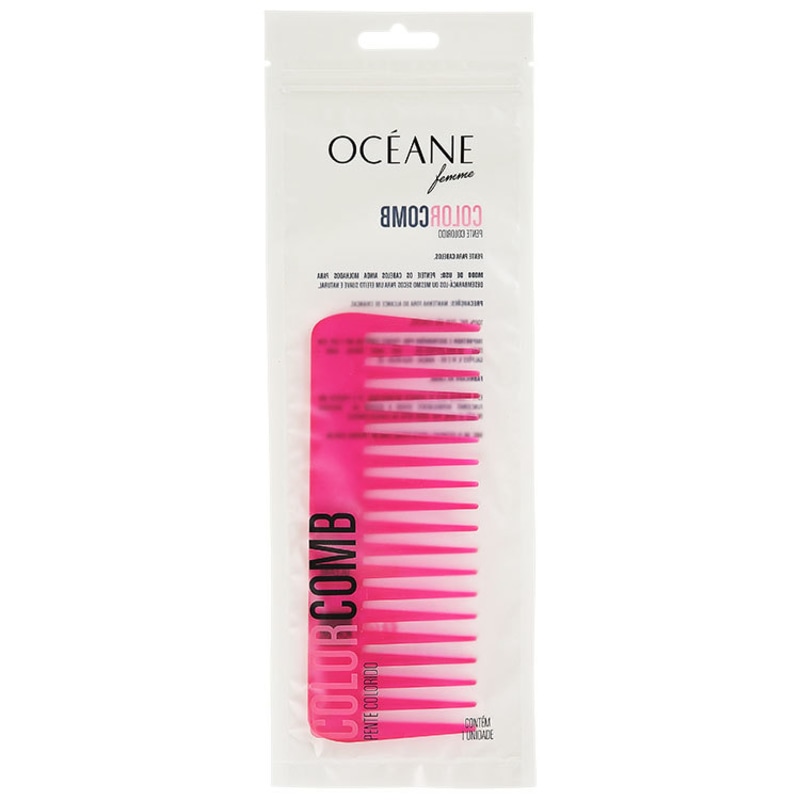 Océane Femme Color Comb Wide Rosa - Pente