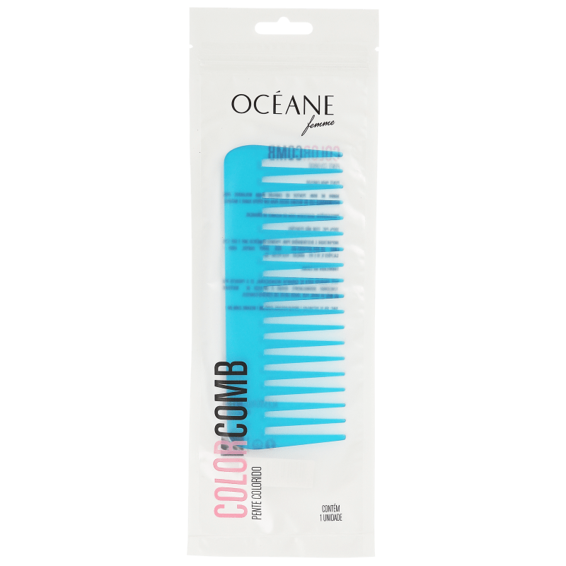 Océane Femme Color Comb Wide Azul - Pente