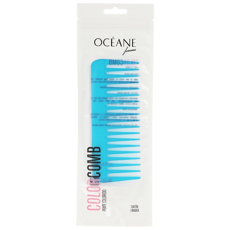 Océane Femme Color Comb Wide Azul - Pente