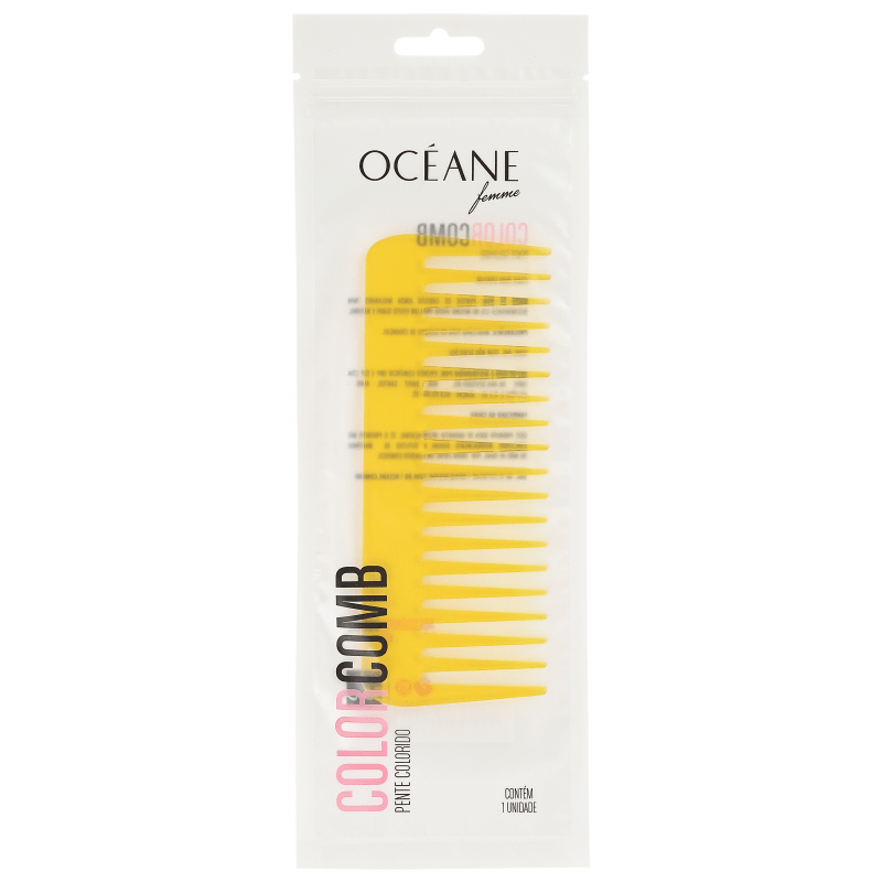 Océane Femme Color Comb Wide Amarelo - Pente