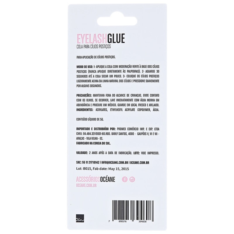 Océane Femme Eyelash Glue - Cola para Cílios 5g