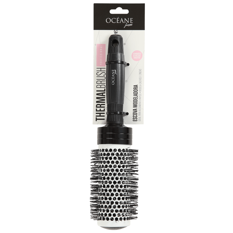 Océane Femme Thermal Brush 43 Branca - Escova Térmica Modeladora