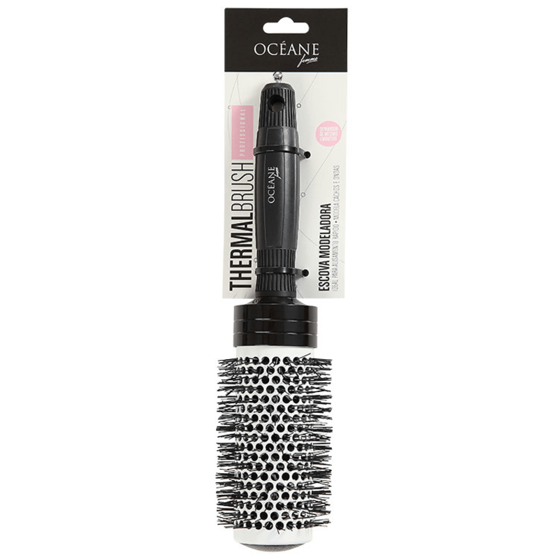Océane Femme Thermal Brush 43 Branca - Escova Térmica Modeladora