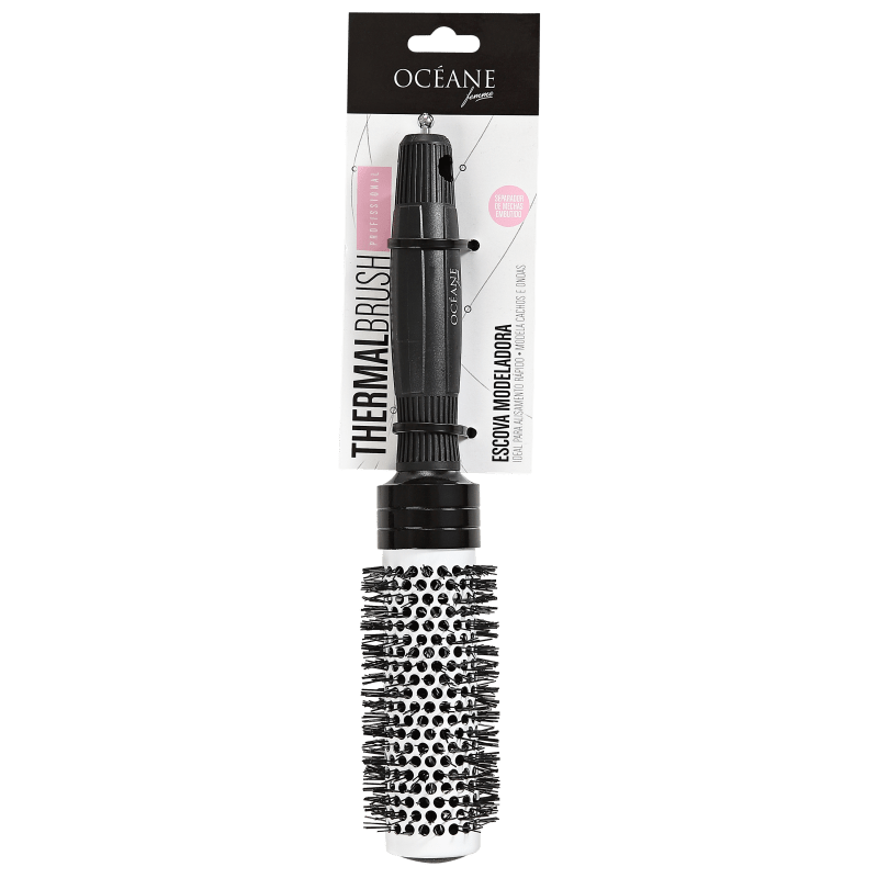 Océane Femme Thermal Brush 33 Branca - Escova Térmica Modeladora
