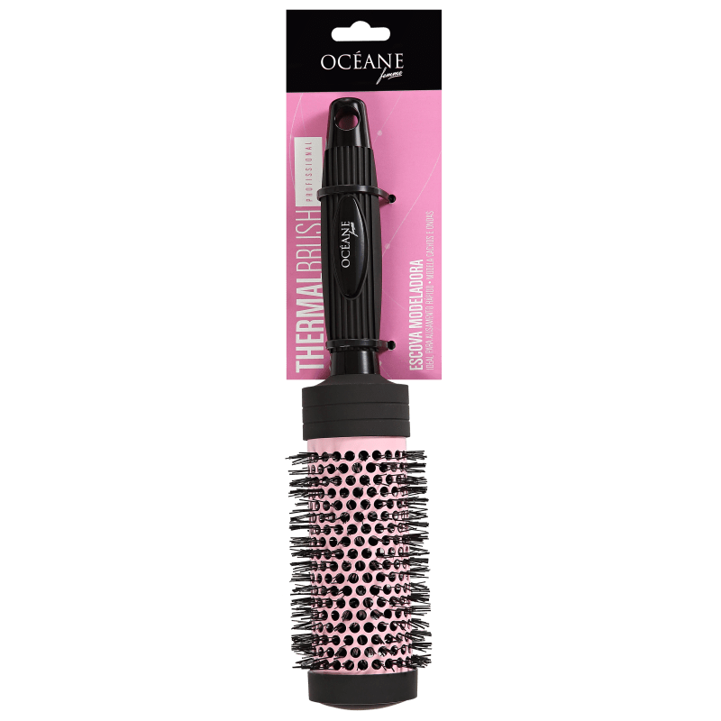 Océane Femme Thermal Brush 43 Rosa - Escova Térmica Modeladora