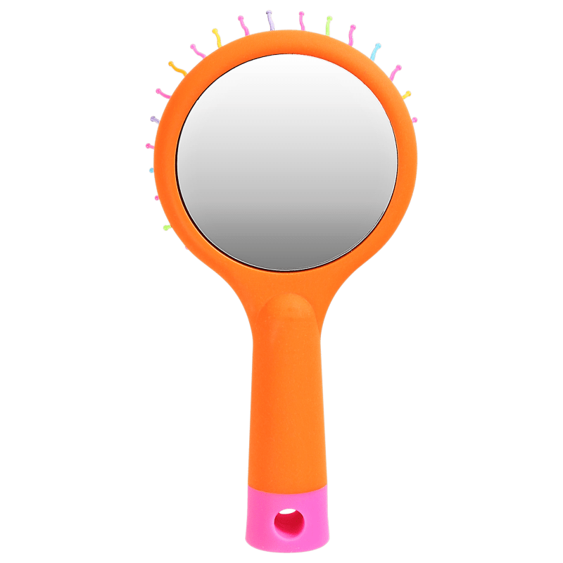 Océane Femme Rainbow Brush Laranja - Escova Almofadada Pequena