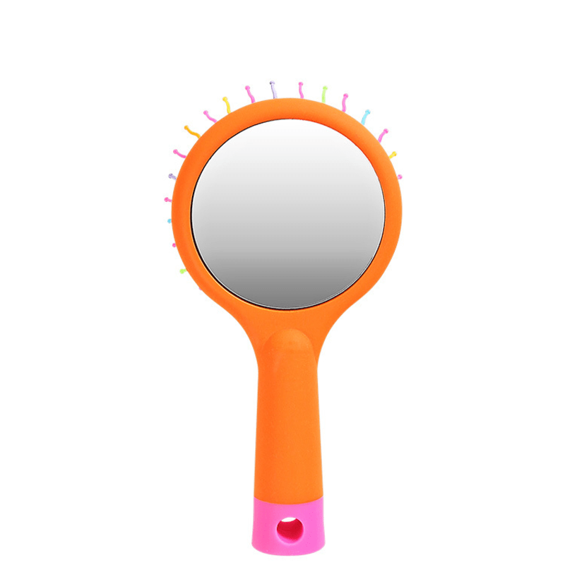 Océane Femme Rainbow Brush Laranja - Escova Almofadada Pequena