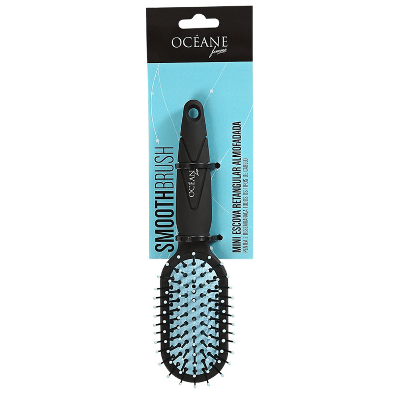 Océane Femme Smooth Brush Azul - Escova Retangular Pequena