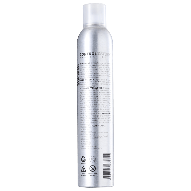 Control System Professional Vibrant Hair Spray - Spray de Fixação 400ml