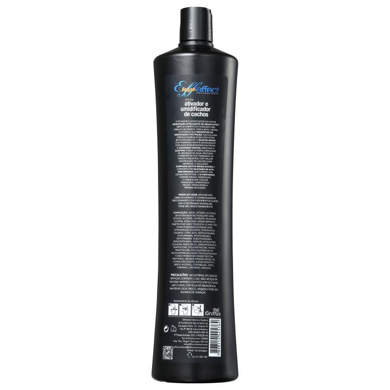 Griffus Argan Effect - Ativador e Umidificador de Cachos 1000ml