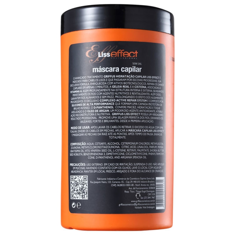 Griffus Liss Effects - Máscara 1000ml