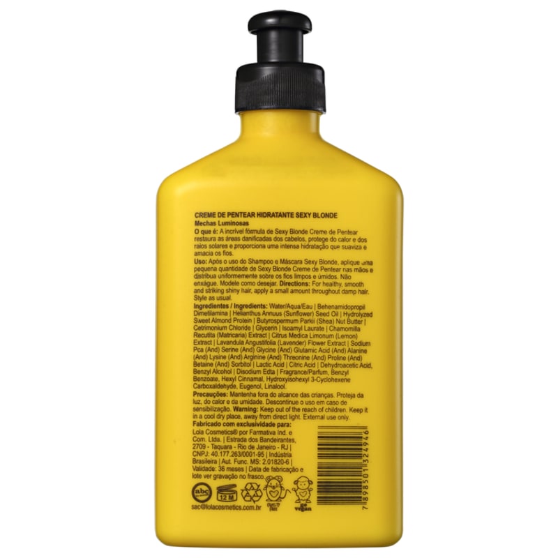 Lola Cosmetics Sexy Blonde - Creme de Pentear 250ml