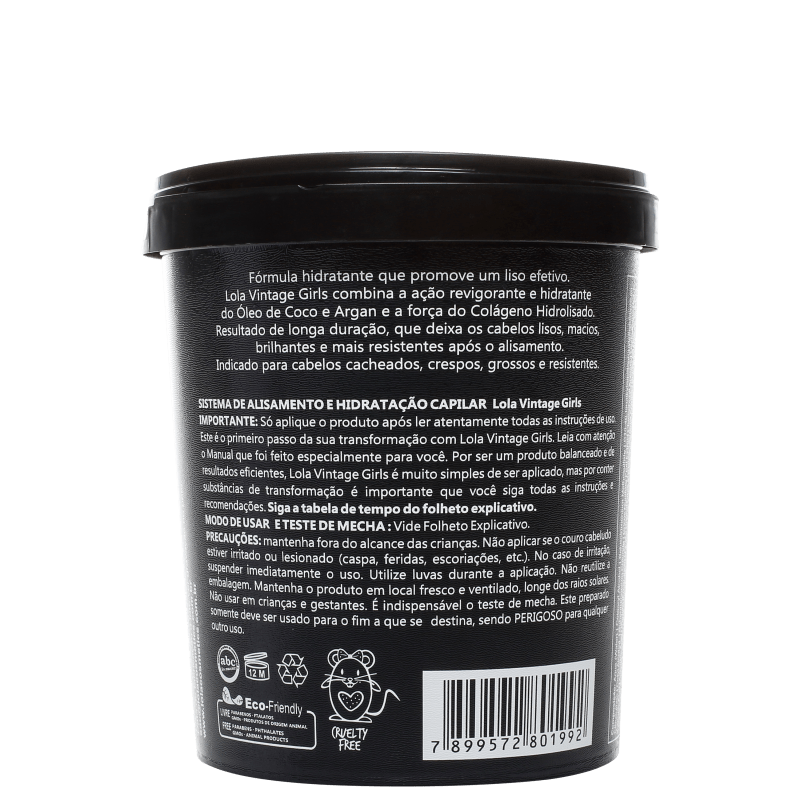 Lola Cosmetics Vintage Girls - Creme Alisante 850g