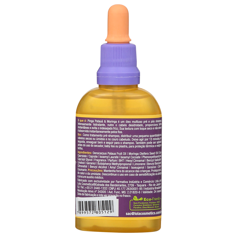 Lola Cosmetics Pinga Patauá & Moringa - Óleo Capilar 55ml