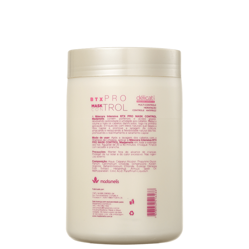 Madamelis Profissional Délicat Série BTX Pro Mask Control - Máscara 1000g