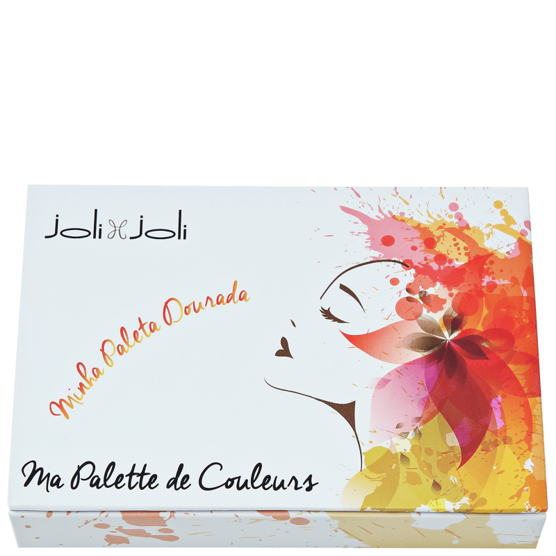Joli Joli Ma Palette de Couleurs Minha Paleta Dourada GM 11203 - Estojo de Maquiagem