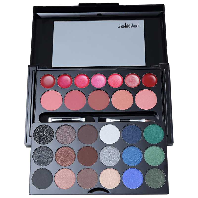 Joli Joli Black Glitters PD 988 - Estojo de Maquiagem