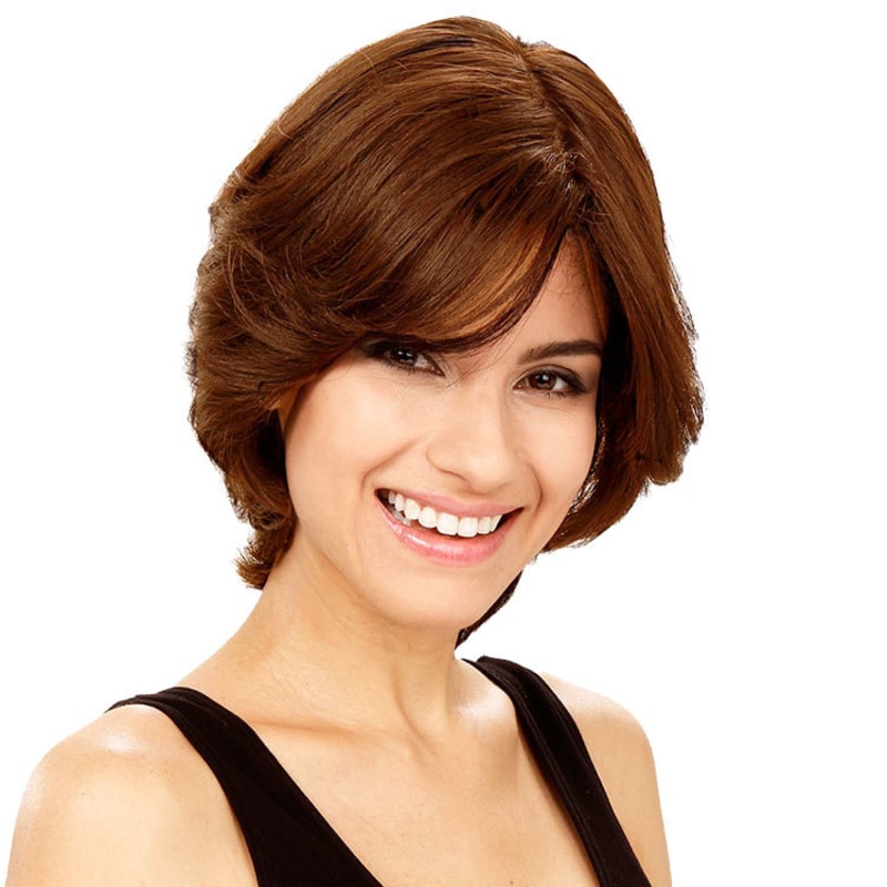 Crown Wigs Amanda Cor Castanho Claro - Peruca 25cm