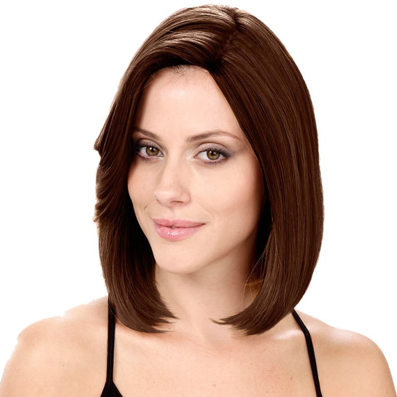 Crown Wigs Bianca Cor Castanho Escuro - Peruca 30cm
