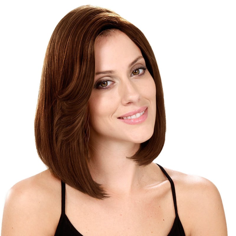 Crown Wigs Bianca Cor Castanho Médio - Peruca 30cm