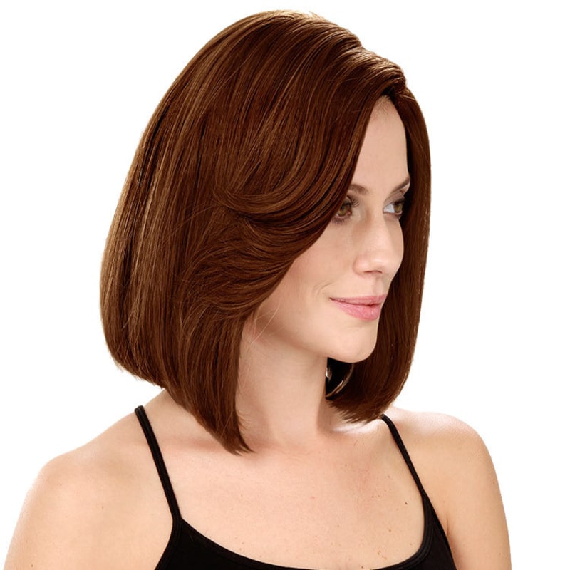 Crown Wigs Bianca Cor Castanho Médio - Peruca 30cm