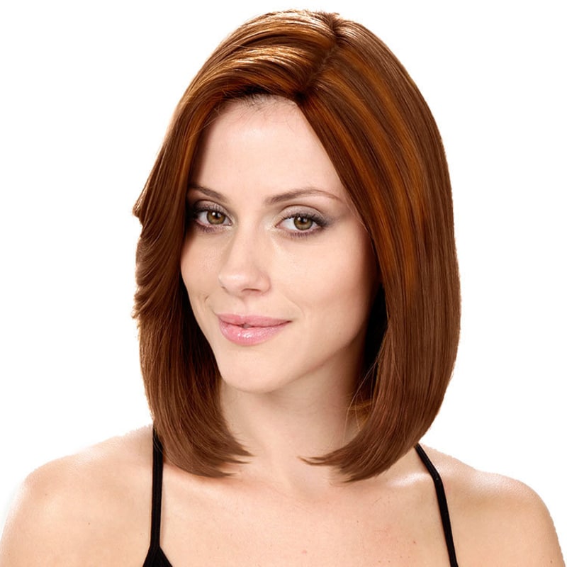 Crown Wigs Bianca Cor Castanho Médio/Claro - Peruca 30cm