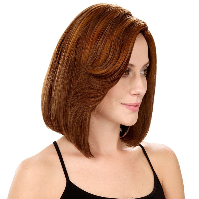 Crown Wigs Bianca Cor Castanho Médio/Claro - Peruca 30cm